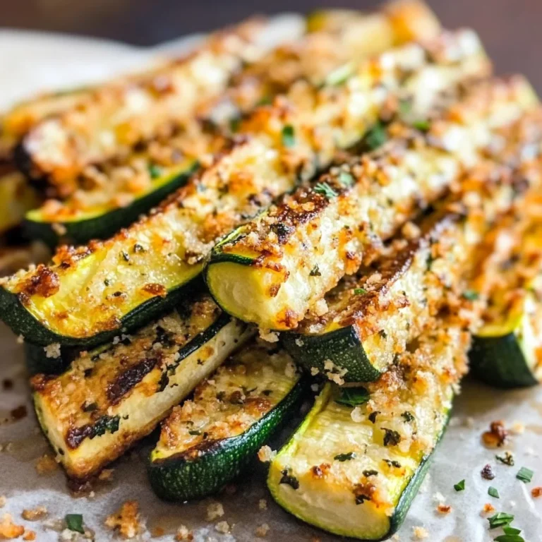 Baked Parmesan Zucchini Fries