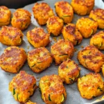 Baked Sweet Potato Zucchini Tots