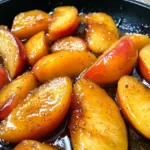 Caramelized Skillet Peaches