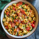 Cheese Tortellini with Summer Veggies