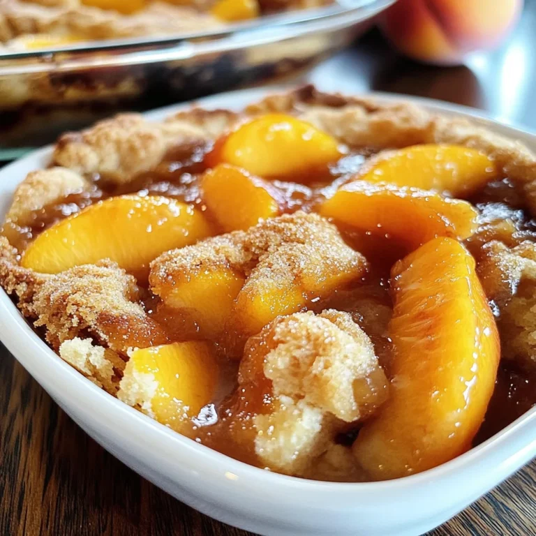 Fresh Peach Cobbler