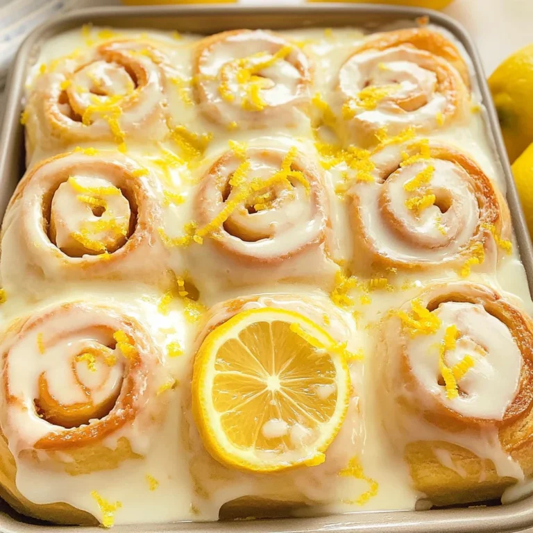 Lemon Sweet Rolls