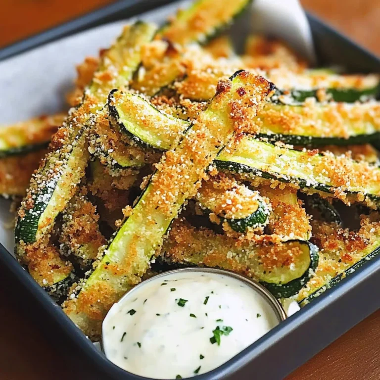 Parmesan Zucchini Fries