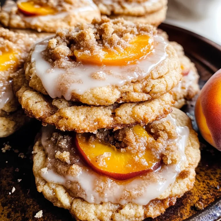 Peach Cobbler Cookies