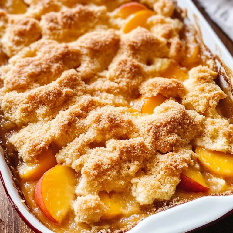 Peach Cobbler Recipe
