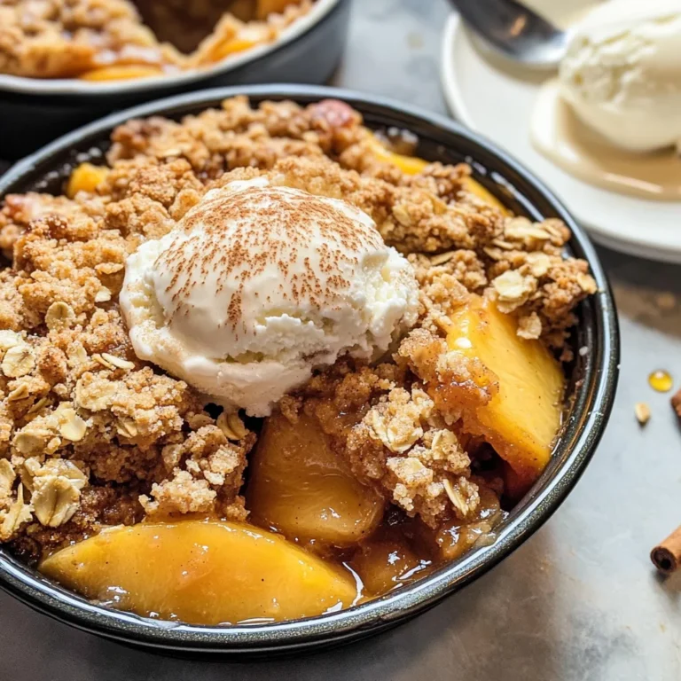 Peach Crisp
