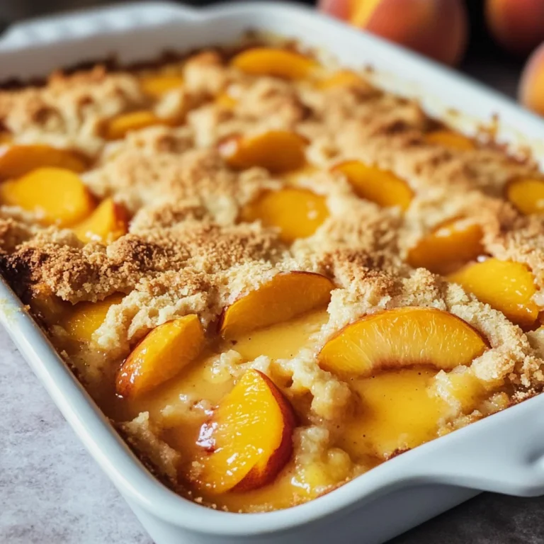 The Best Peach Cobbler