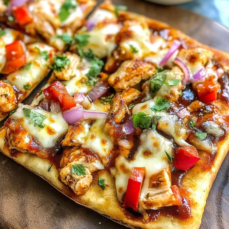 BBQ Chicken Flatbread