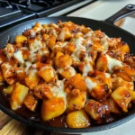BBQ Chicken Potato Skillet
