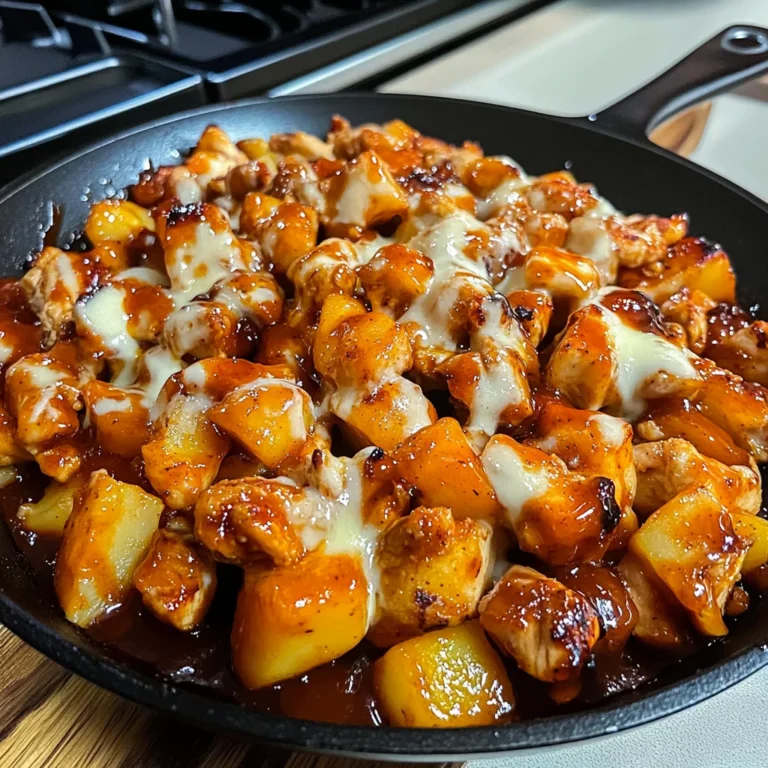 BBQ Chicken Potato Skillet