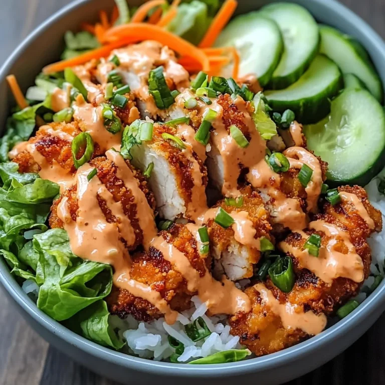 Bang Bang Chicken Rice Bowl
