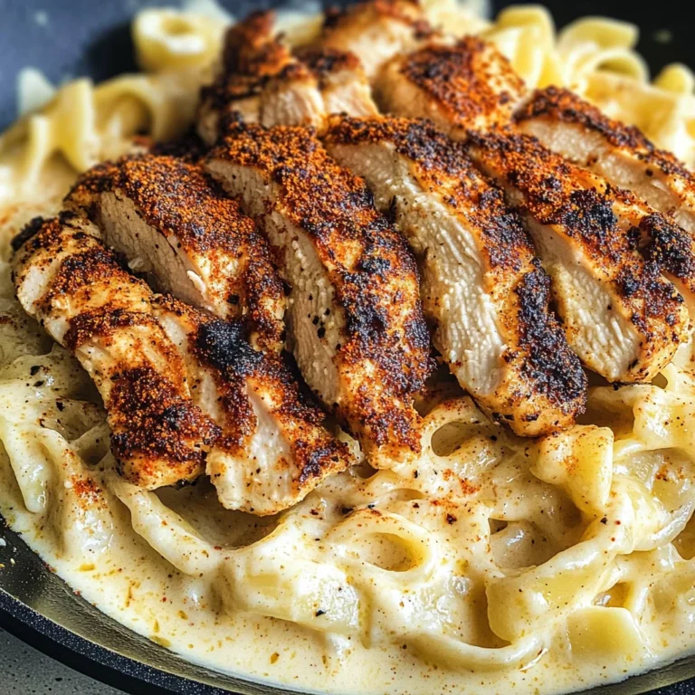Blackened Cajun Chicken Alfredo