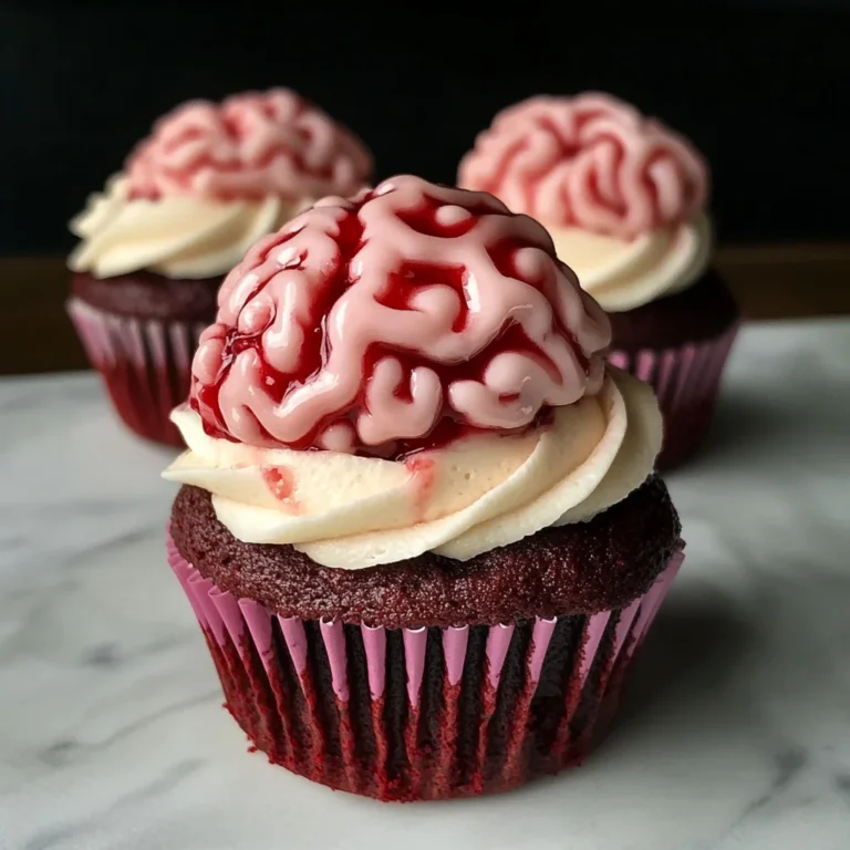 Bleeding Brain Cupcakes