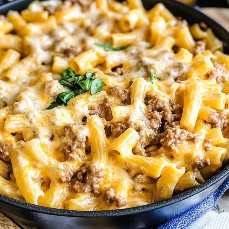 Cheeseburger Pasta