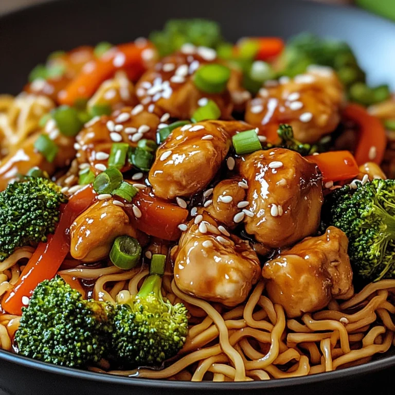 Chicken Teriyaki Noodles