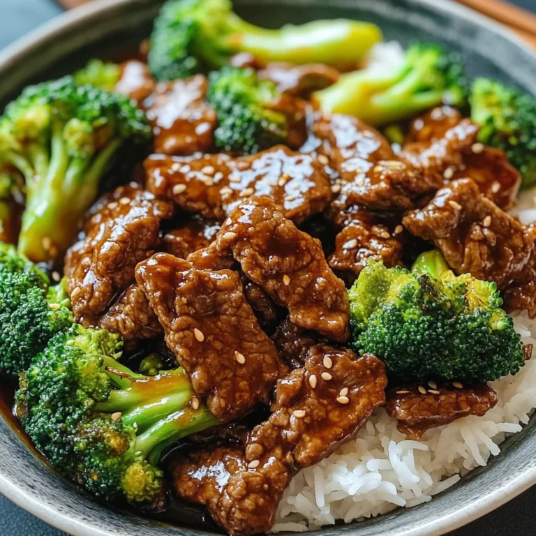 Chinese Beef and Broccoli (牛肉炒西兰花)
