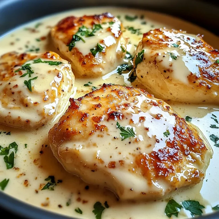 Creamy Baked Chicken with Parmesan and Garlic