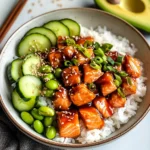Honey Sriracha Salmon Bowls