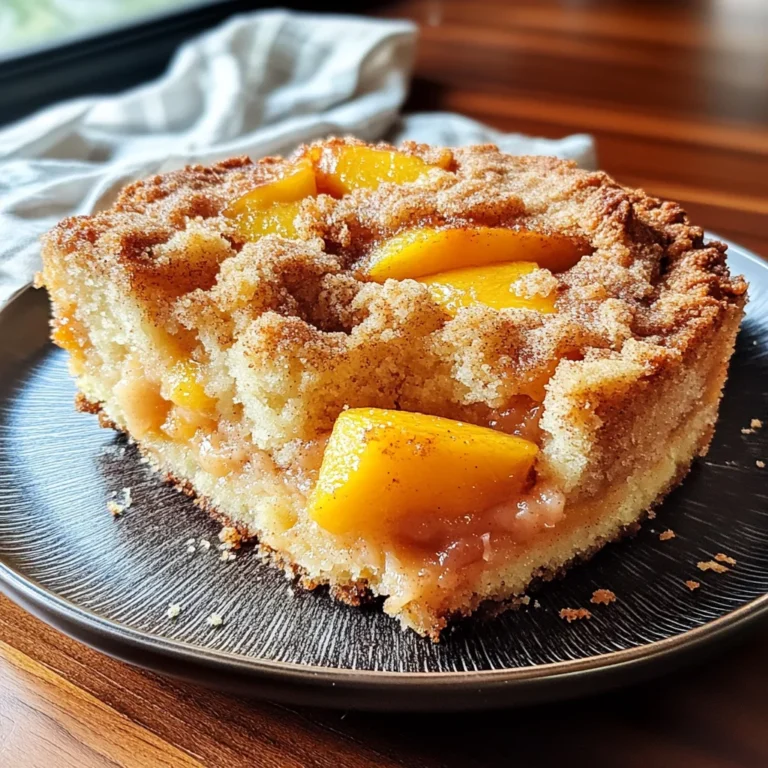 Peach Coffee Cake