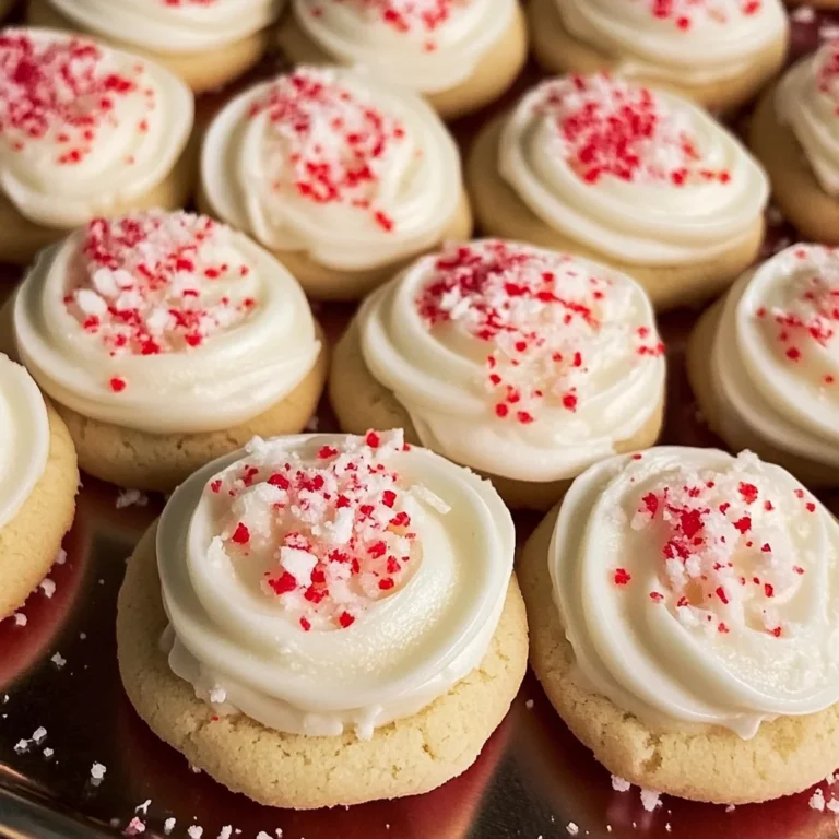 Peppermint Meltaway Cookies