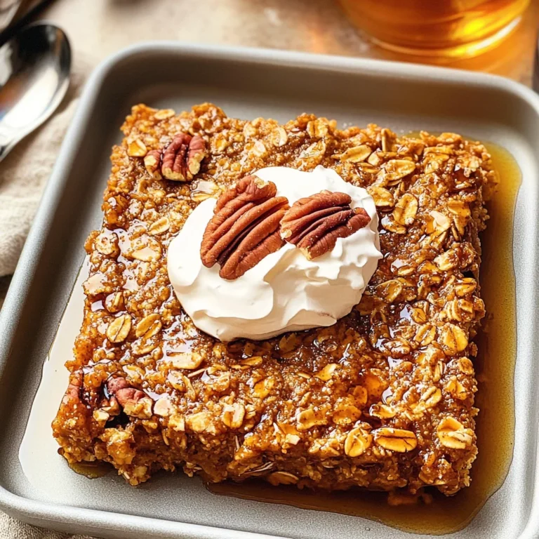 Pumpkin Baked Oatmeal
