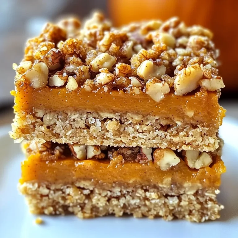 Pumpkin Pie Crumble Bars – Easy Fall Dessert Recipe