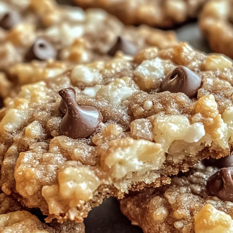 Rice Krispie Cookies with Chocolate Chips Recipe