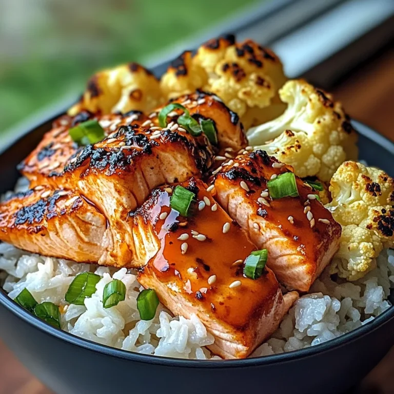 Sriracha Honey Salmon Bowls