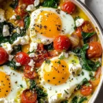 Baked Feta Eggs