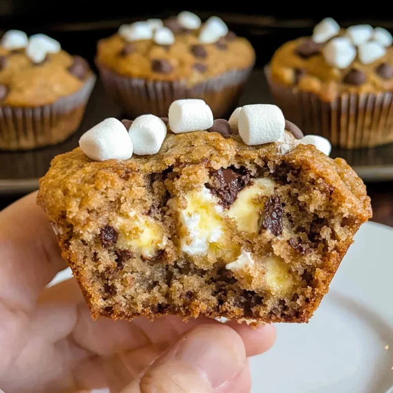 Banana S’mores Muffins