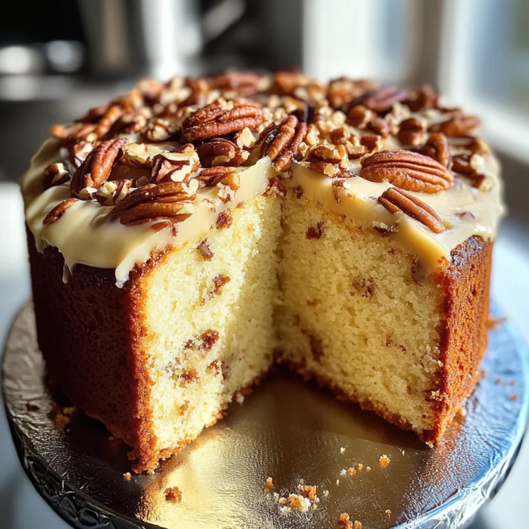 Butter Pecan Pound Cake