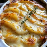 Cheesy Garlic Potatoes Gratin – Easy & Creamy Recipe