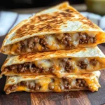 Cheesy Ground Beef Quesadillas Recipe is a must-try!