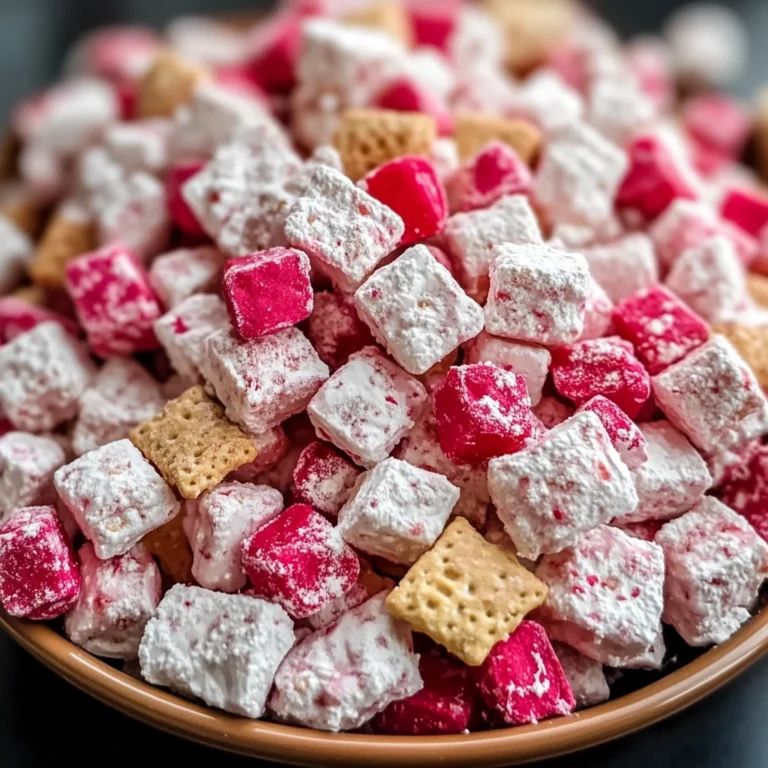 Cherry Cheesecake Puppy Chow