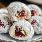 Cherry Snowball Cookies