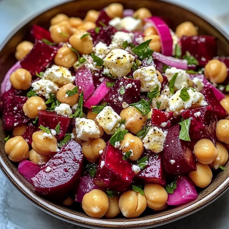 Chickpea, Beet and Feta Salad