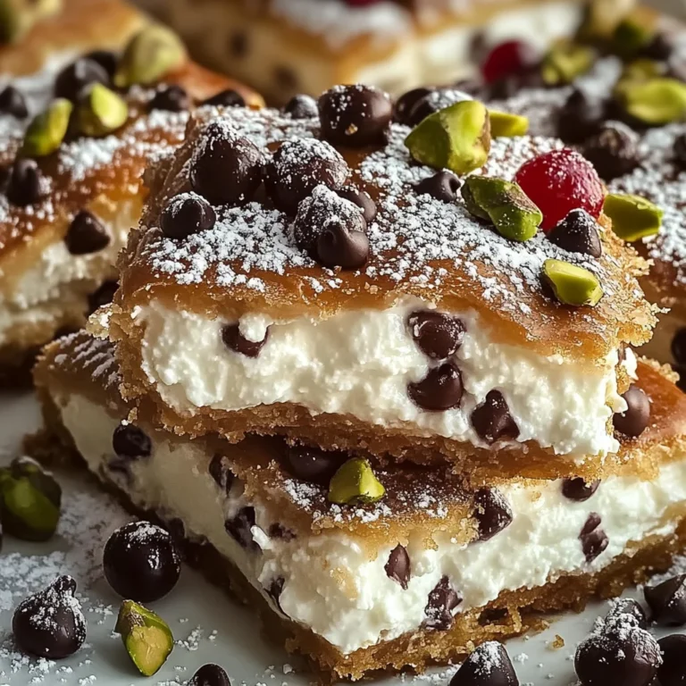 Classic Cannoli Squares That Will Wow Your Taste Buds