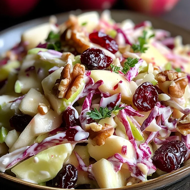 Cranberry Apple Coleslaw: A Delicious & Healthy Recipe