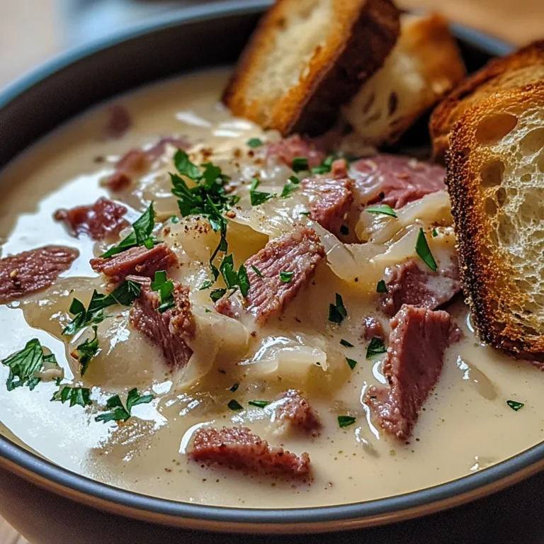 Creamy Reuben Soup: A Delicious Twist on a Classic