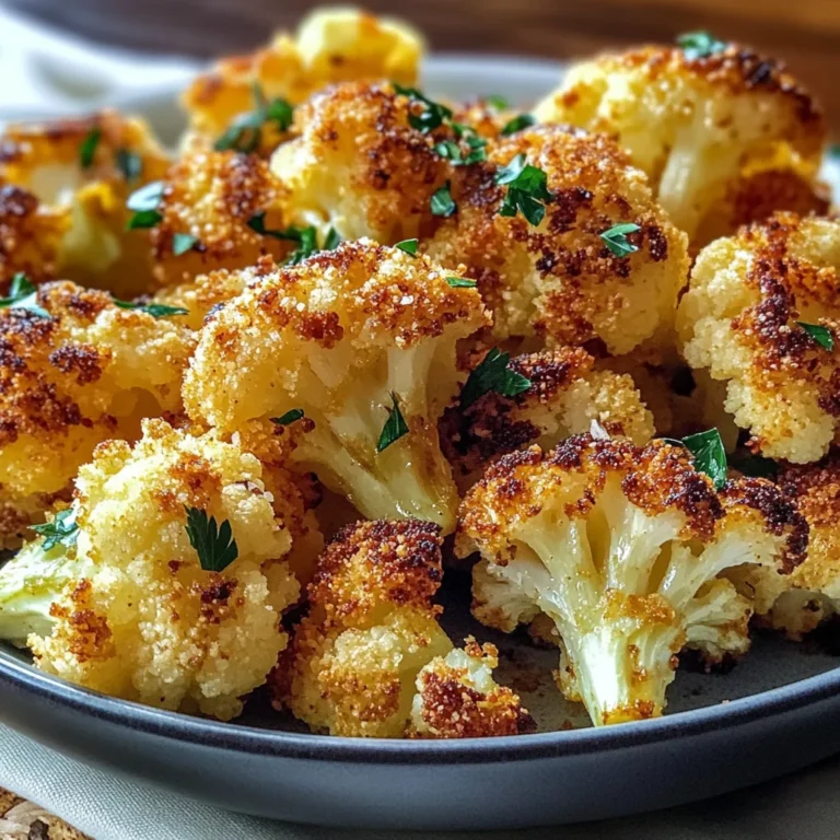 Crispy Roasted Cauliflower