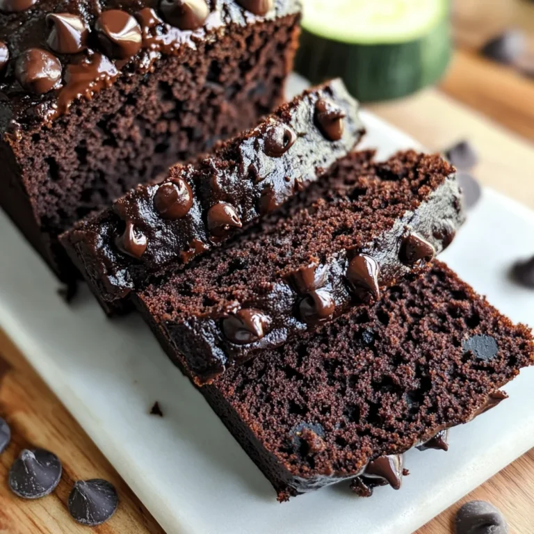 Double Chocolate Zucchini Bread