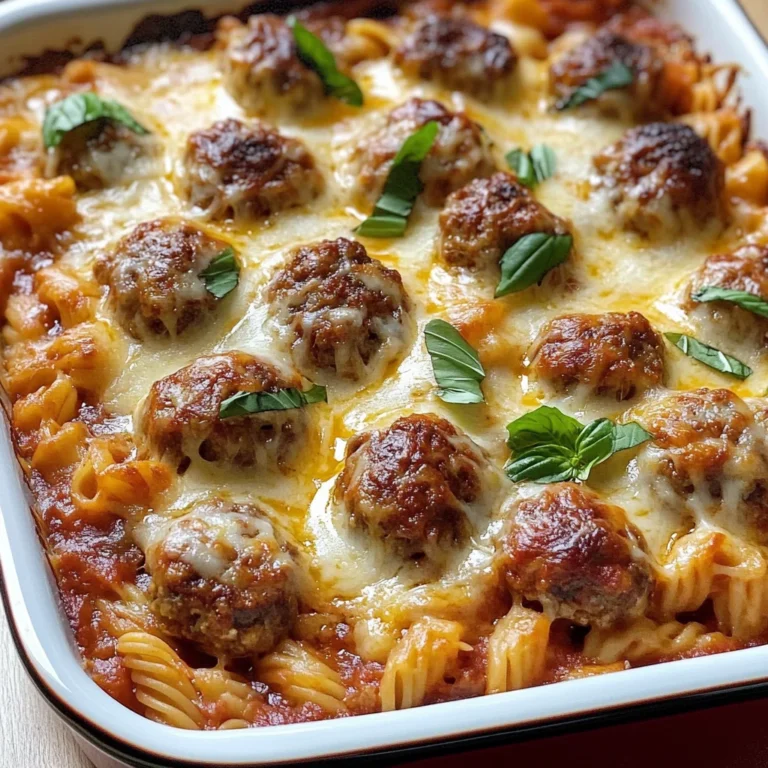 Dump-and-Bake Meatball Casserole