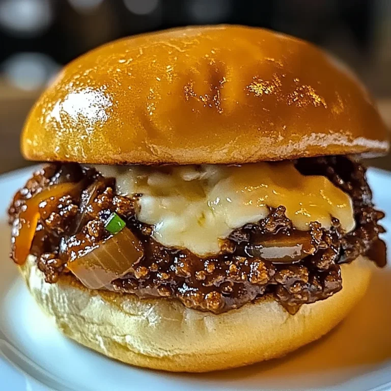 French Onion Beef Sloppy Joes
