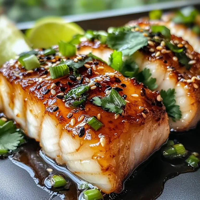Ginger Soy Glazed Cod: A Flavorful and Healthy Seafood Dish