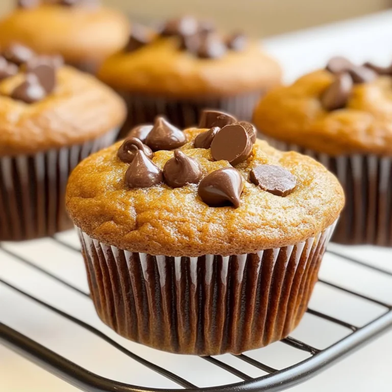 Pumpkin Chocolate Chip Muffins