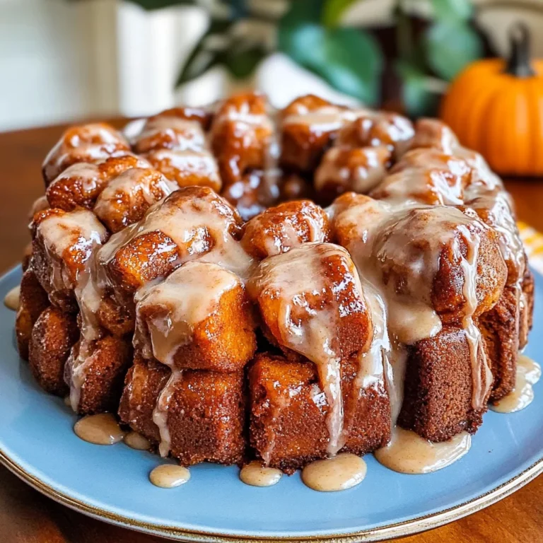 Pumpkin Spice Monkey Bread Recipe