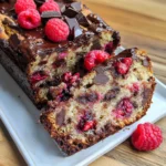Raspberry Dark Chocolate Banana Bread