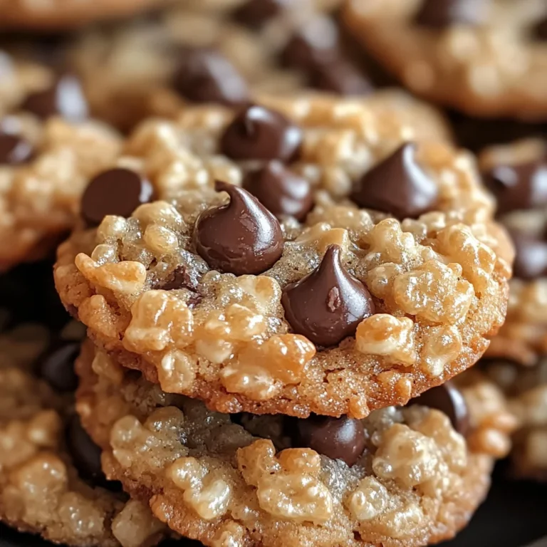 Rice Krispie Chocolate Chip Cookies