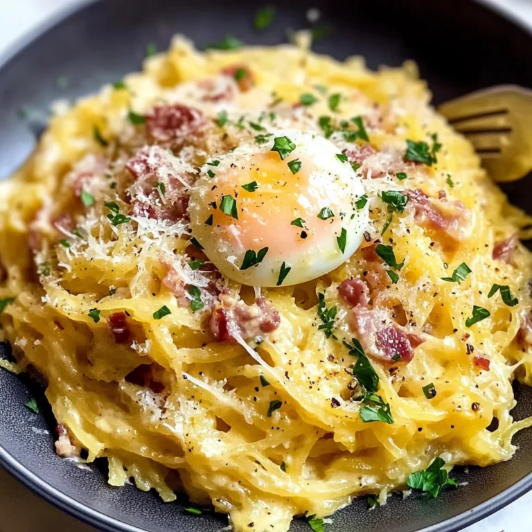 Spaghetti Squash Carbonara