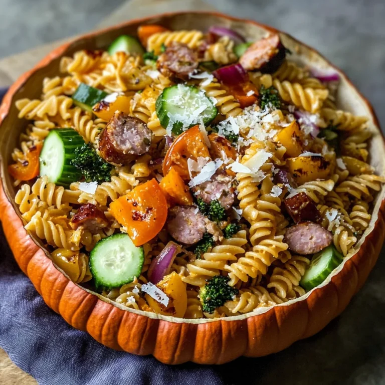 UpChuckin' Pumpkin Loaded Pasta Salad